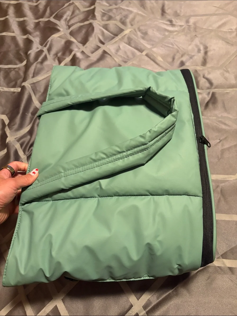 Calpak Sage Green Luka Expandable Tote - Unique Color